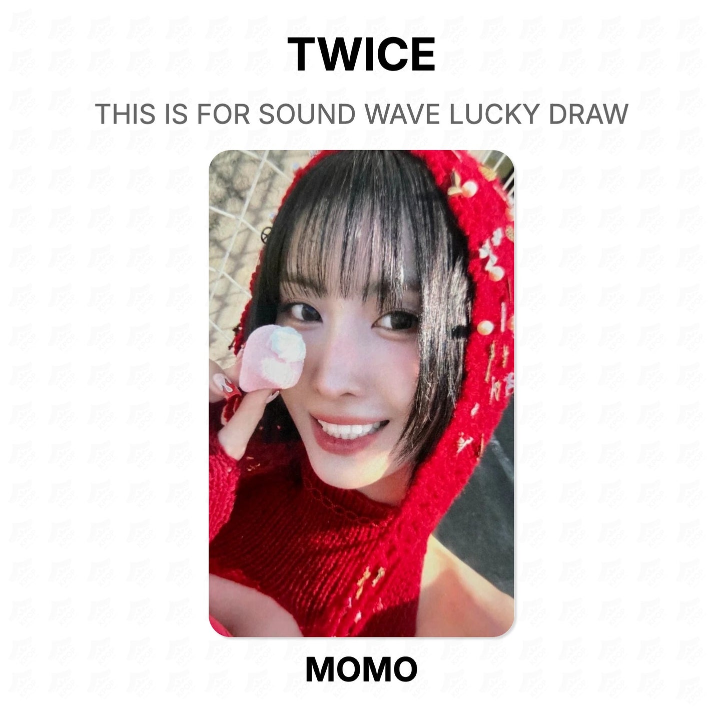 TWICE THIS IS FOR SOUND WAVE LUCKY DRAW Official Photocard