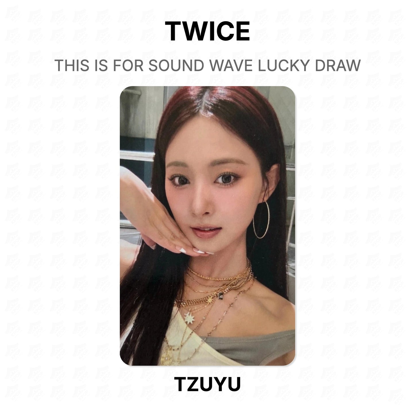 TWICE THIS IS FOR SOUND WAVE LUCKY DRAW Official Photocard