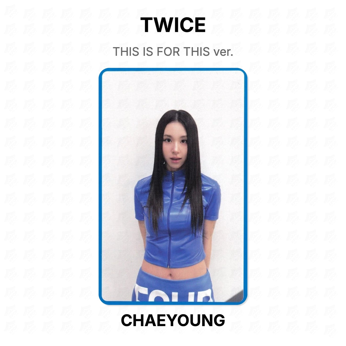 TWICE THIS IS FOR THIS ver. Official Photocard