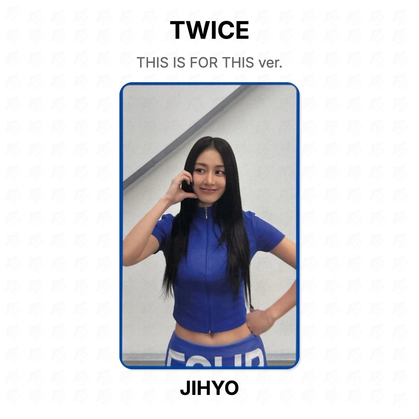 TWICE THIS IS FOR THIS ver. Official Photocard