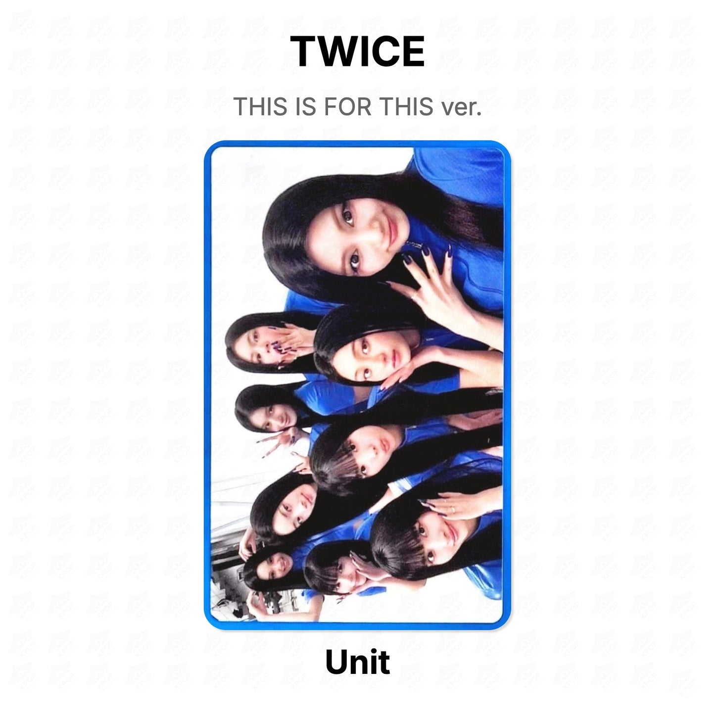 TWICE THIS IS FOR THIS ver. Official Photocard