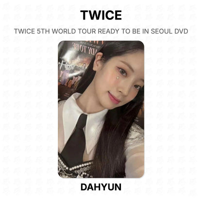 TWICE 5TH WORLD TOUR READY TO BE IN SEOUL DVD Official Photocard