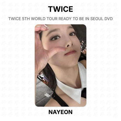 TWICE 5TH WORLD TOUR READY TO BE IN SEOUL DVD Official Photocard