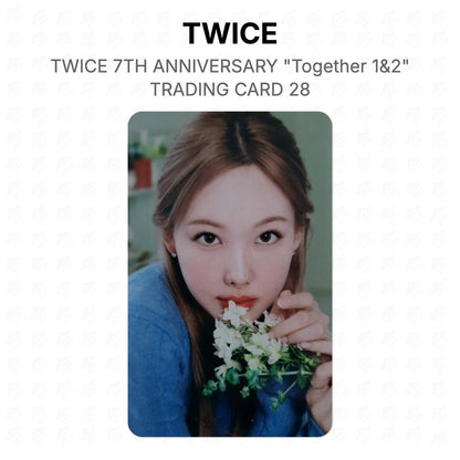 TWICE 7TH ANNIVERSARY "Together 1&2" TRADING CARD 28 Official Photocard