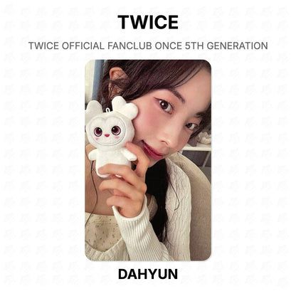 TWICE OFFICIAL FANCLUB ONCE 5TH GENERATION Official Photocard