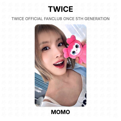 TWICE OFFICIAL FANCLUB ONCE 5TH GENERATION Official Photocard