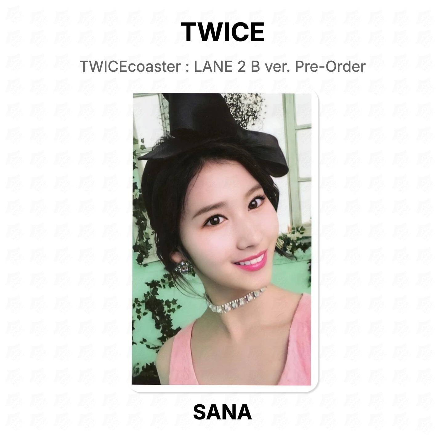 TWICE TWICEcoaster : LANE 2 B ver. Pre-Order Official Photocard