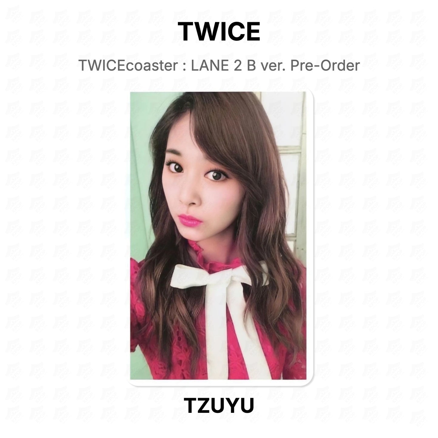 TWICE TWICEcoaster : LANE 2 B ver. Pre-Order Official Photocard
