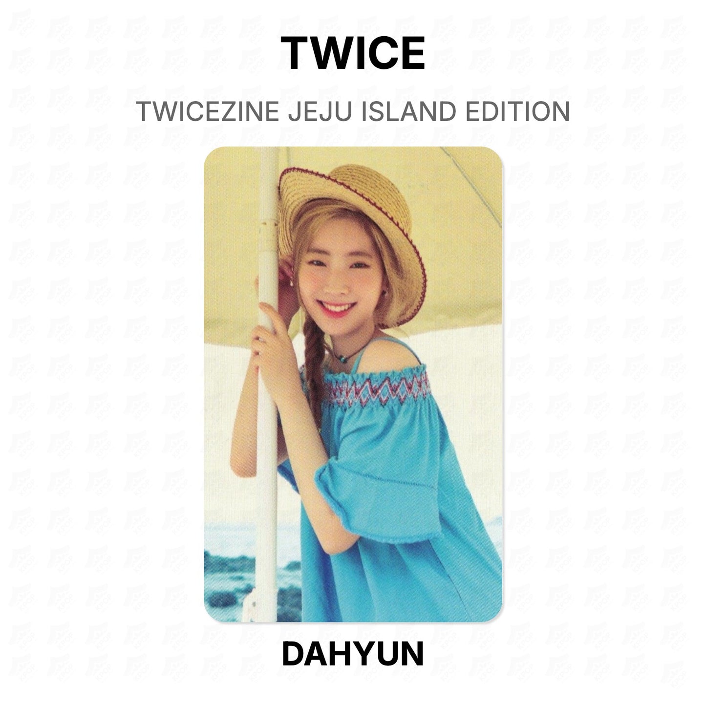 TWICE TWICEZINE JEJU ISLAND EDITION Official Photocard