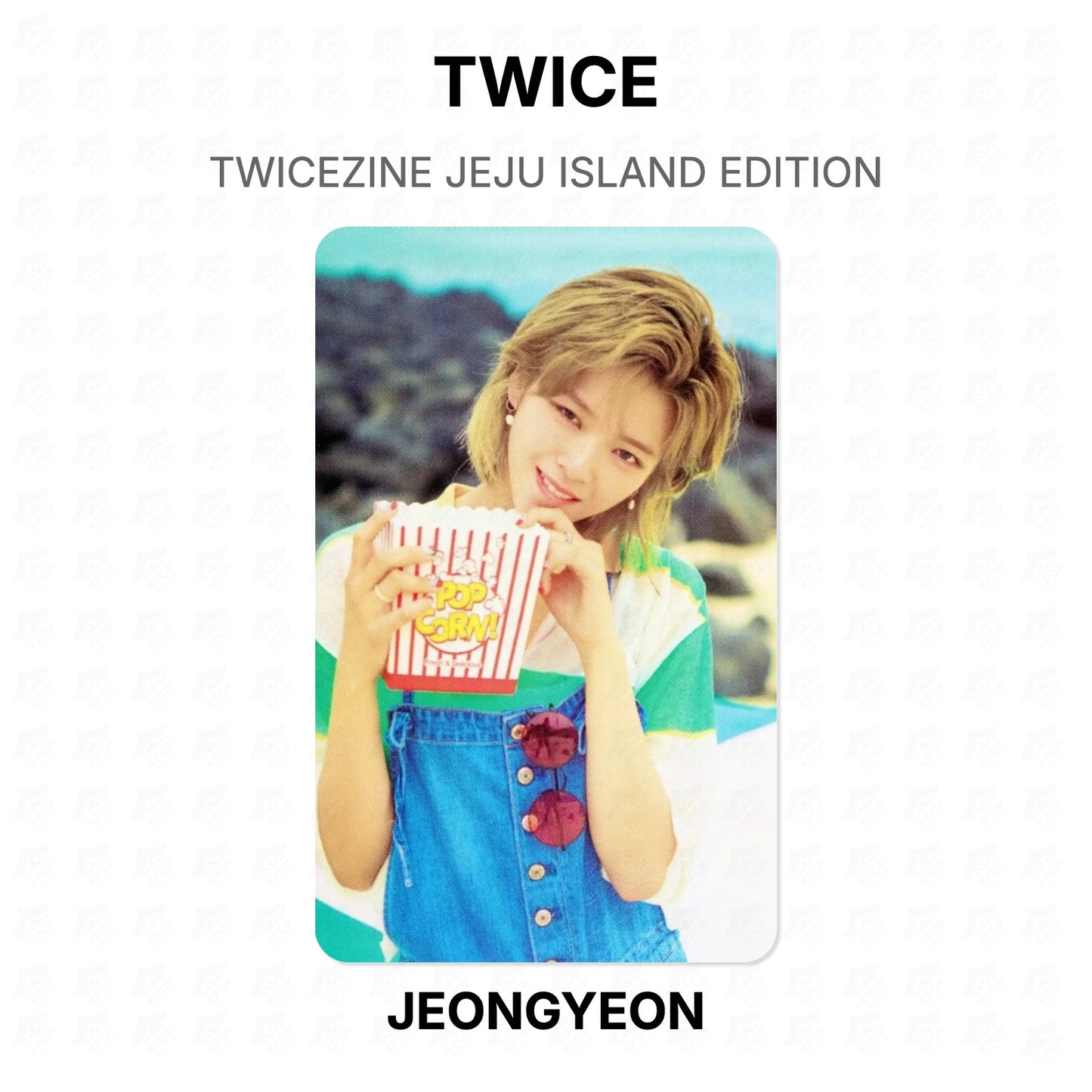 TWICE TWICEZINE JEJU ISLAND EDITION Official Photocard