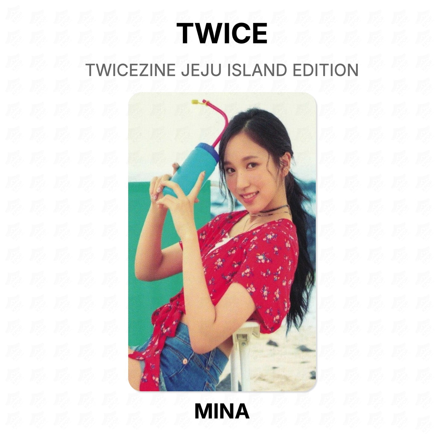 TWICE TWICEZINE JEJU ISLAND EDITION Official Photocard