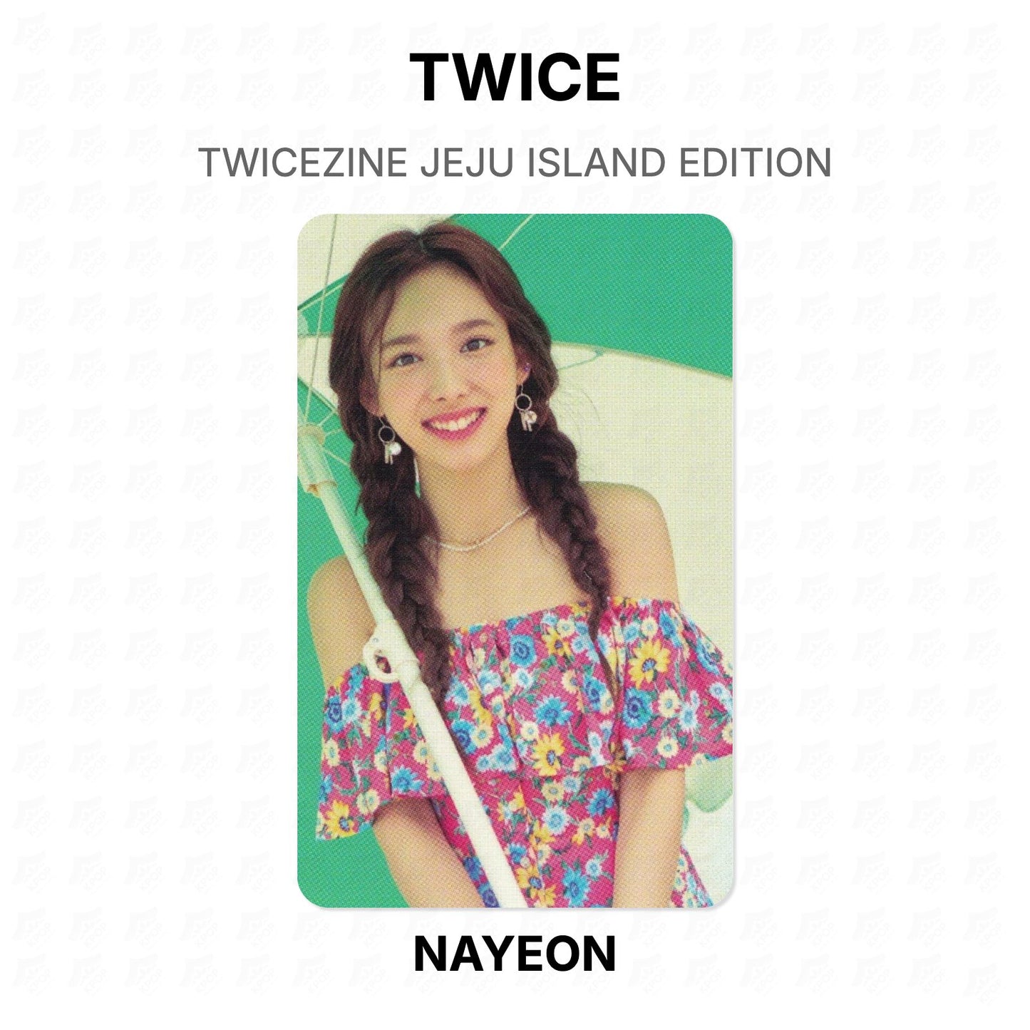 TWICE TWICEZINE JEJU ISLAND EDITION Official Photocard