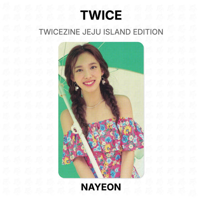 TWICE TWICEZINE JEJU ISLAND EDITION Official Photocard