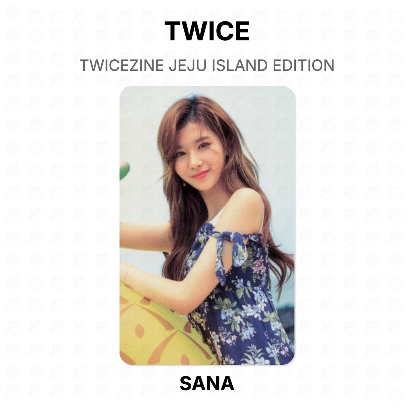 TWICE TWICEZINE JEJU ISLAND EDITION Official Photocard