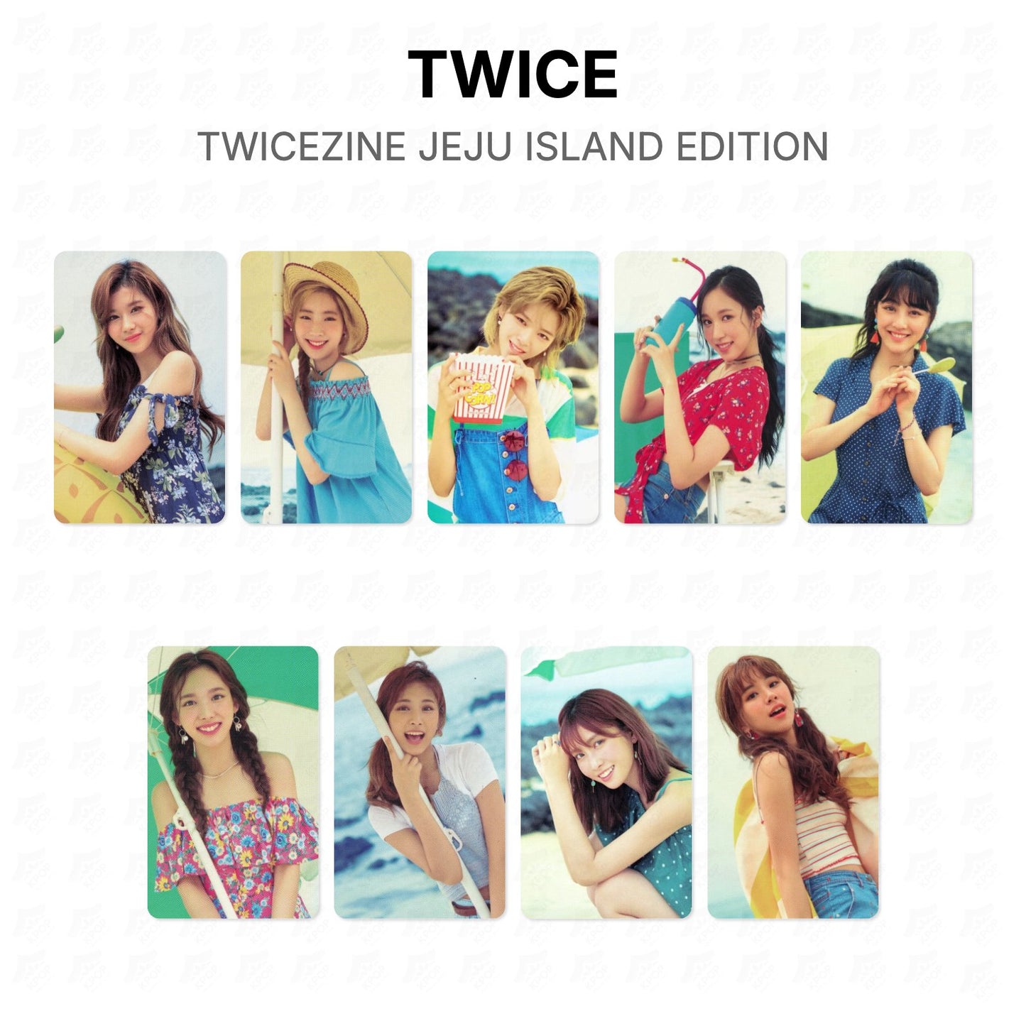 TWICE TWICEZINE JEJU ISLAND EDITION Official Photocard