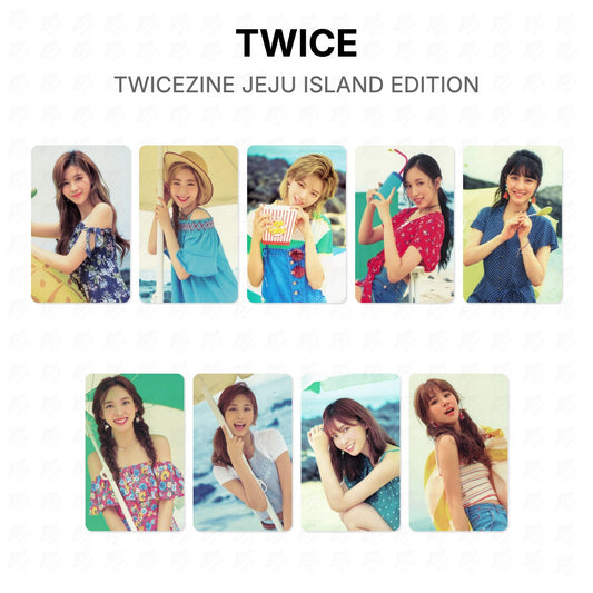 TWICE TWICEZINE JEJU ISLAND EDITION Official Photocard