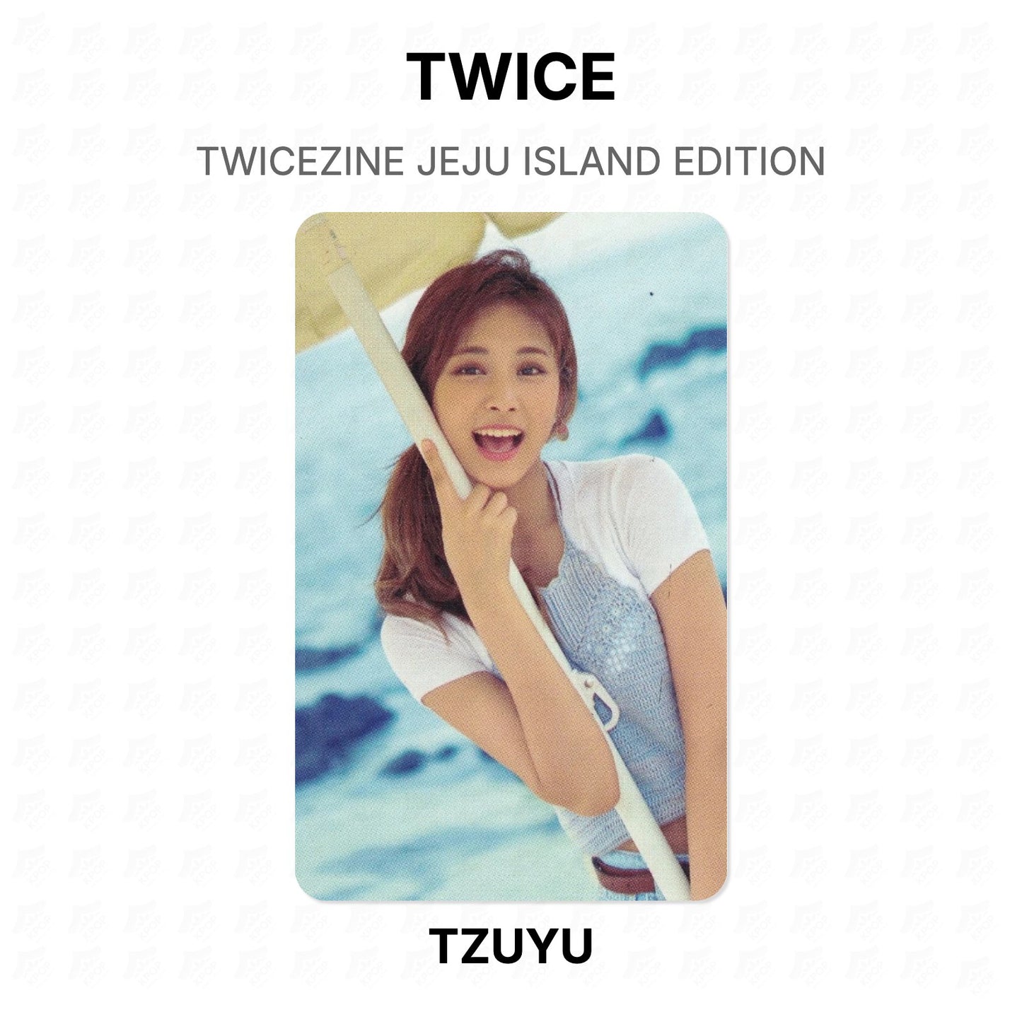 TWICE TWICEZINE JEJU ISLAND EDITION Official Photocard
