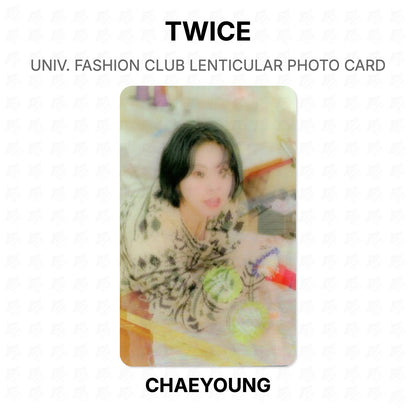 TWICE TWICE UNIV. FASHION CLUB LENTICULAR PHOTO CARD Official Photocard