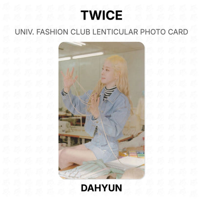 TWICE TWICE UNIV. FASHION CLUB LENTICULAR PHOTO CARD Official Photocard