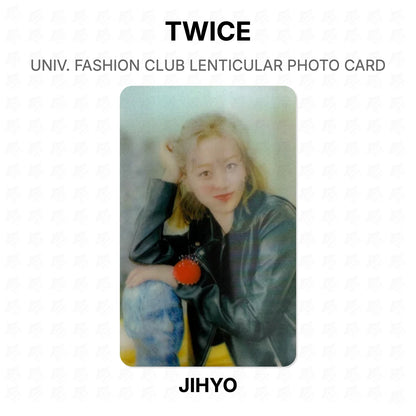 TWICE TWICE UNIV. FASHION CLUB LENTICULAR PHOTO CARD Official Photocard