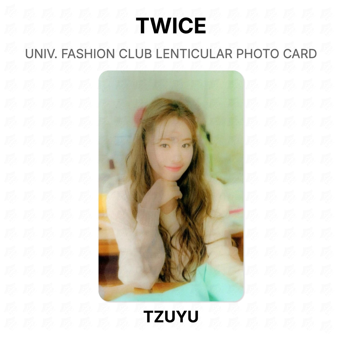 TWICE TWICE UNIV. FASHION CLUB LENTICULAR PHOTO CARD Official Photocard