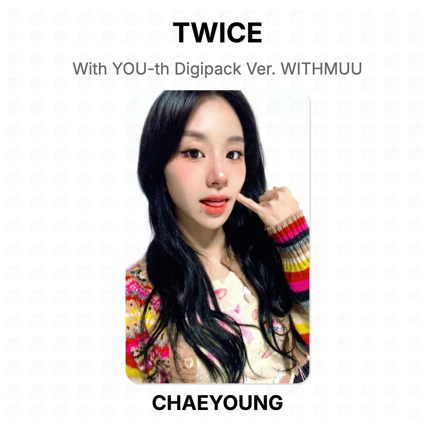 TWICE With YOU-th Digipack Ver. WITHMUU Official Photocard