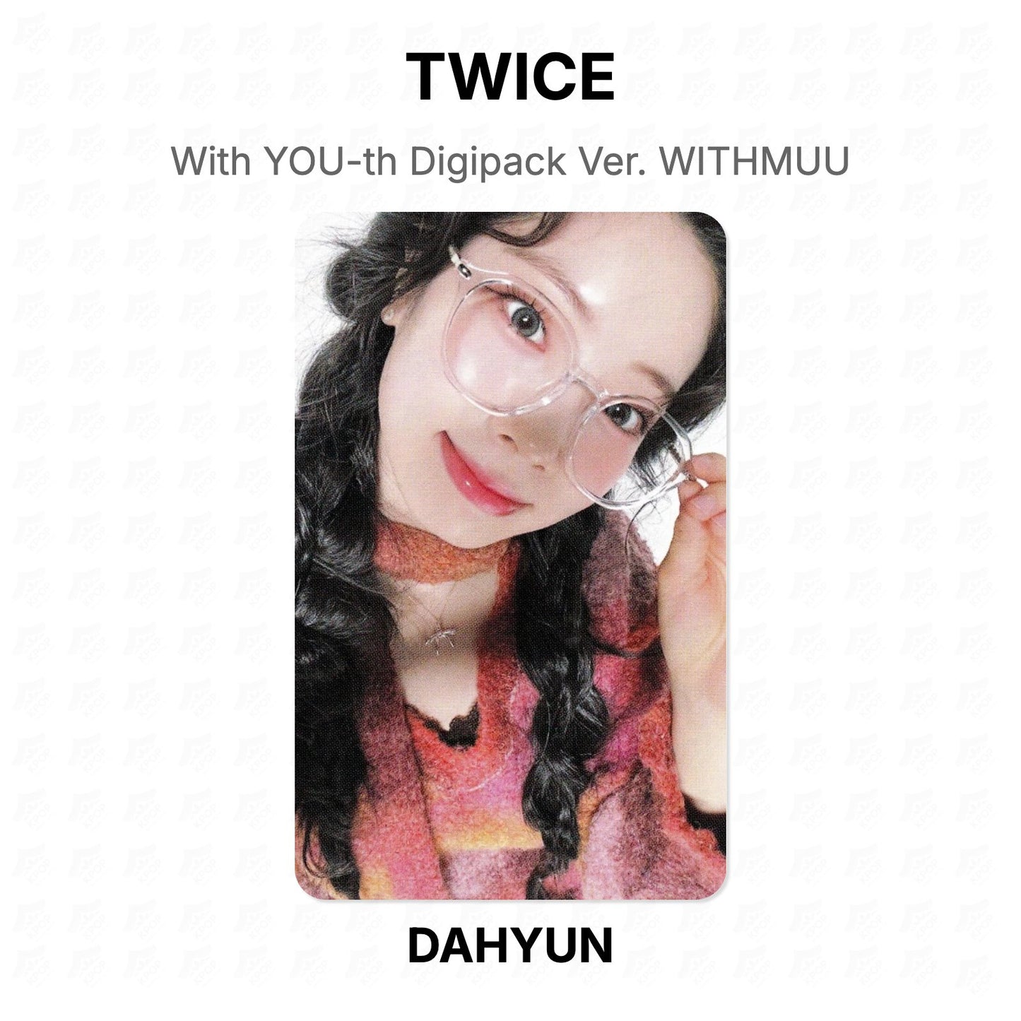 TWICE With YOU-th Digipack Ver. WITHMUU Official Photocard