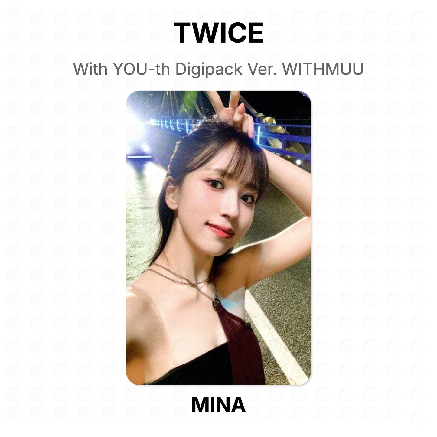 TWICE With YOU-th Digipack Ver. WITHMUU Official Photocard