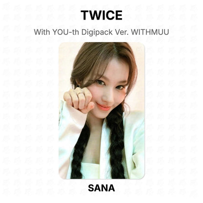 TWICE With YOU-th Digipack Ver. WITHMUU Official Photocard