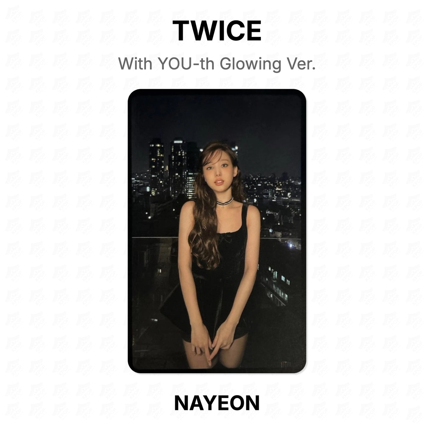 TWICE With YOU-th Glowing Ver. Official Photocard