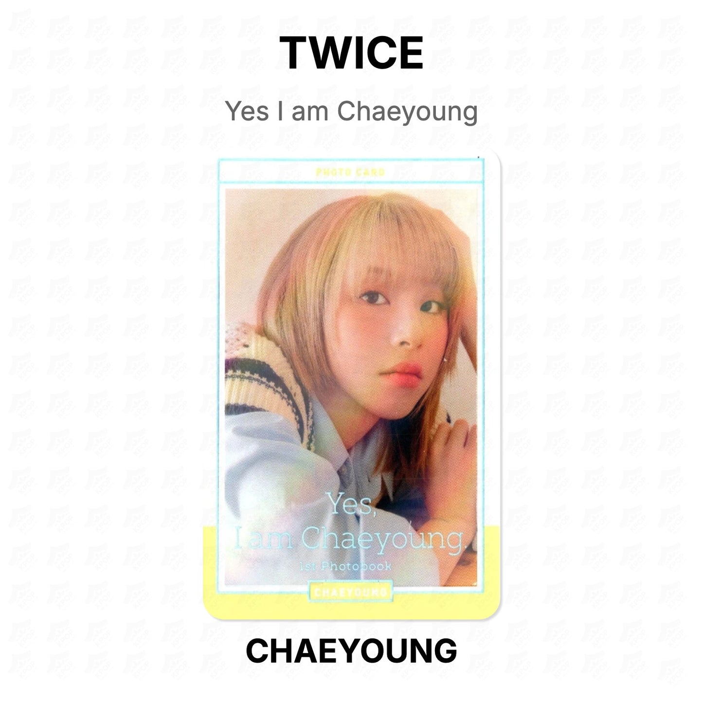 TWICE Yes I am Chaeyoung Official Photocard