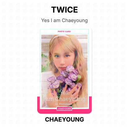 TWICE Yes I am Chaeyoung Official Photocard