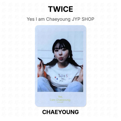 TWICE Yes I am Chaeyoung JYP SHOP Official Photocard