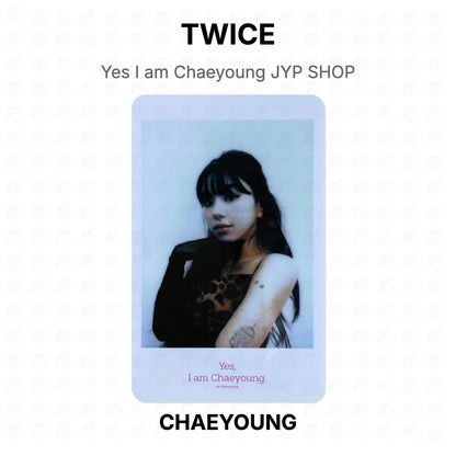 TWICE Yes I am Chaeyoung JYP SHOP Official Photocard
