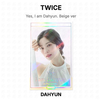 TWICE Yes, I am Dahyun. Beige ver Official Photocard